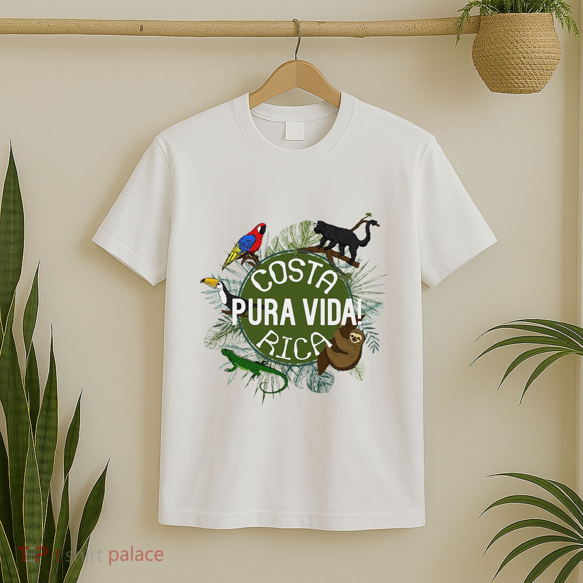 Pura Vida Costa Rica ! Party Animals! T-Shirt