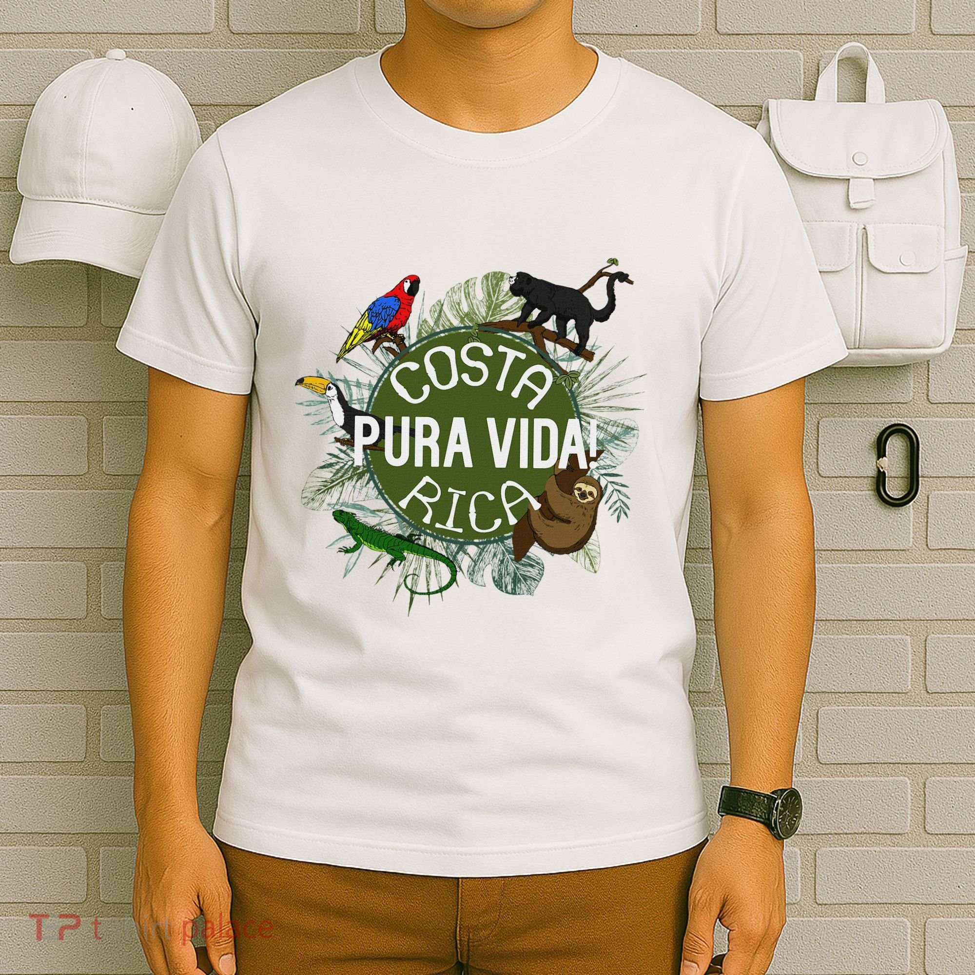 Pura Vida Costa Rica ! Party Animals! T-Shirt