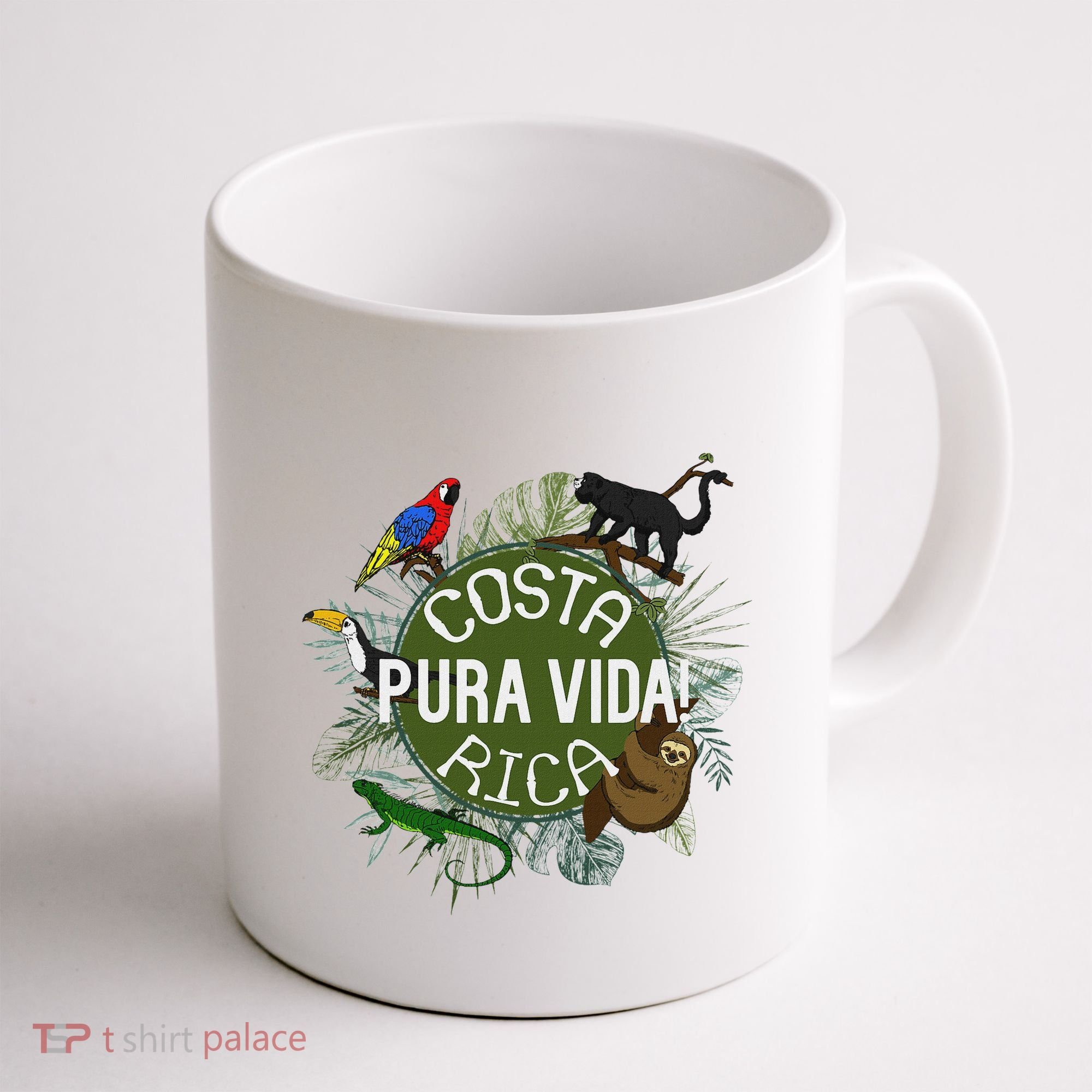 Pura Vida Costa Rica ! Party Animals! Coffee Mug