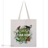 Pura Vida Costa Rica ! Party Animals! Tote Bag thumb 0