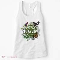 Pura Vida Costa Rica ! Party Animals! Women's Tank Top thumb 0