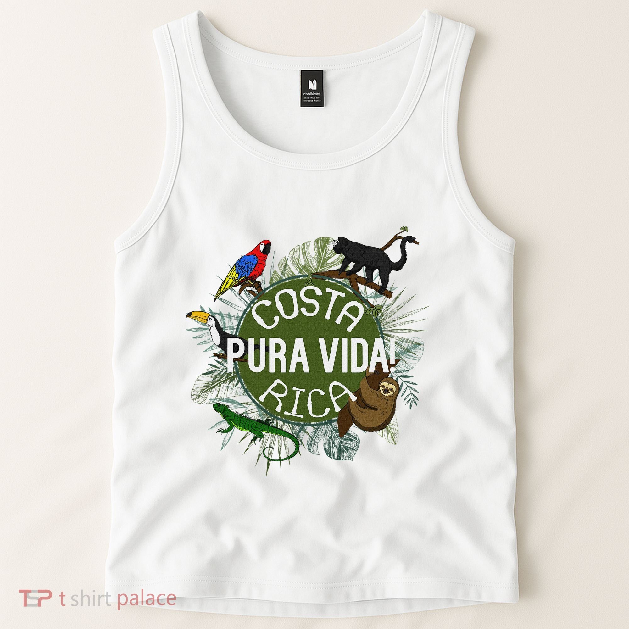 Pura Vida Costa Rica ! Party Animals! Tank Top