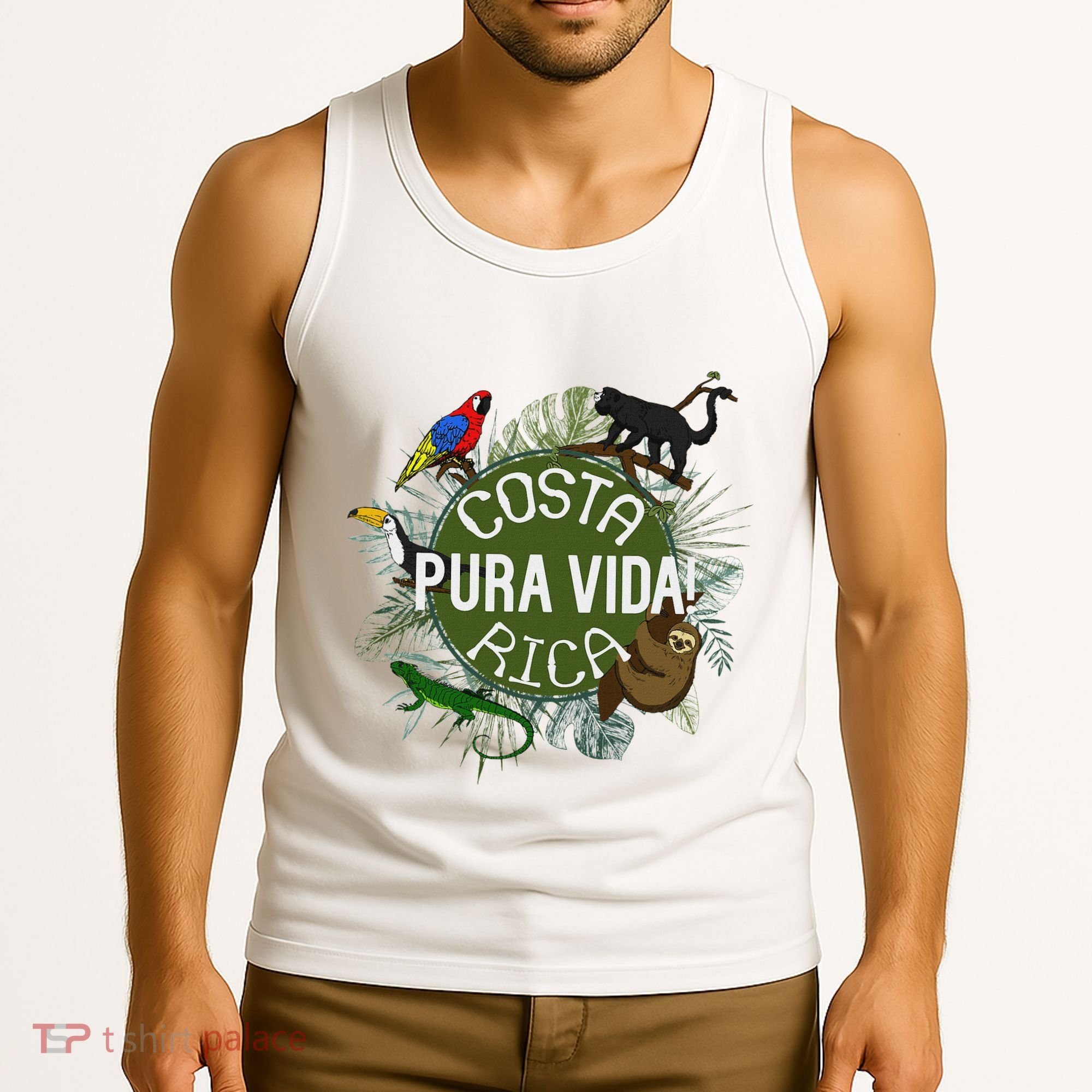 Pura Vida Costa Rica ! Party Animals! Tank Top