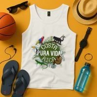 Pura Vida Costa Rica ! Party Animals! Tank Top thumb 4