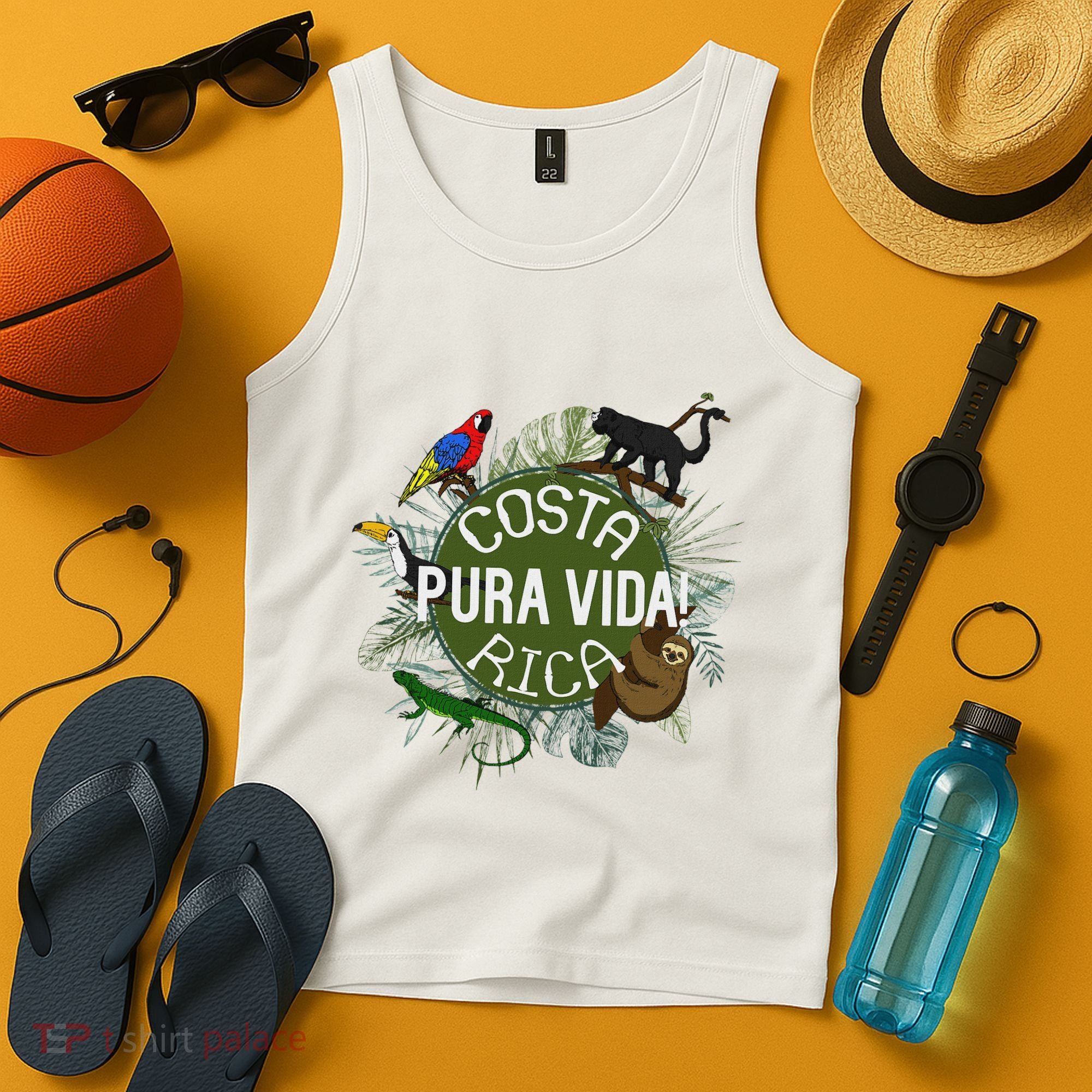 Pura Vida Costa Rica ! Party Animals! Tank Top