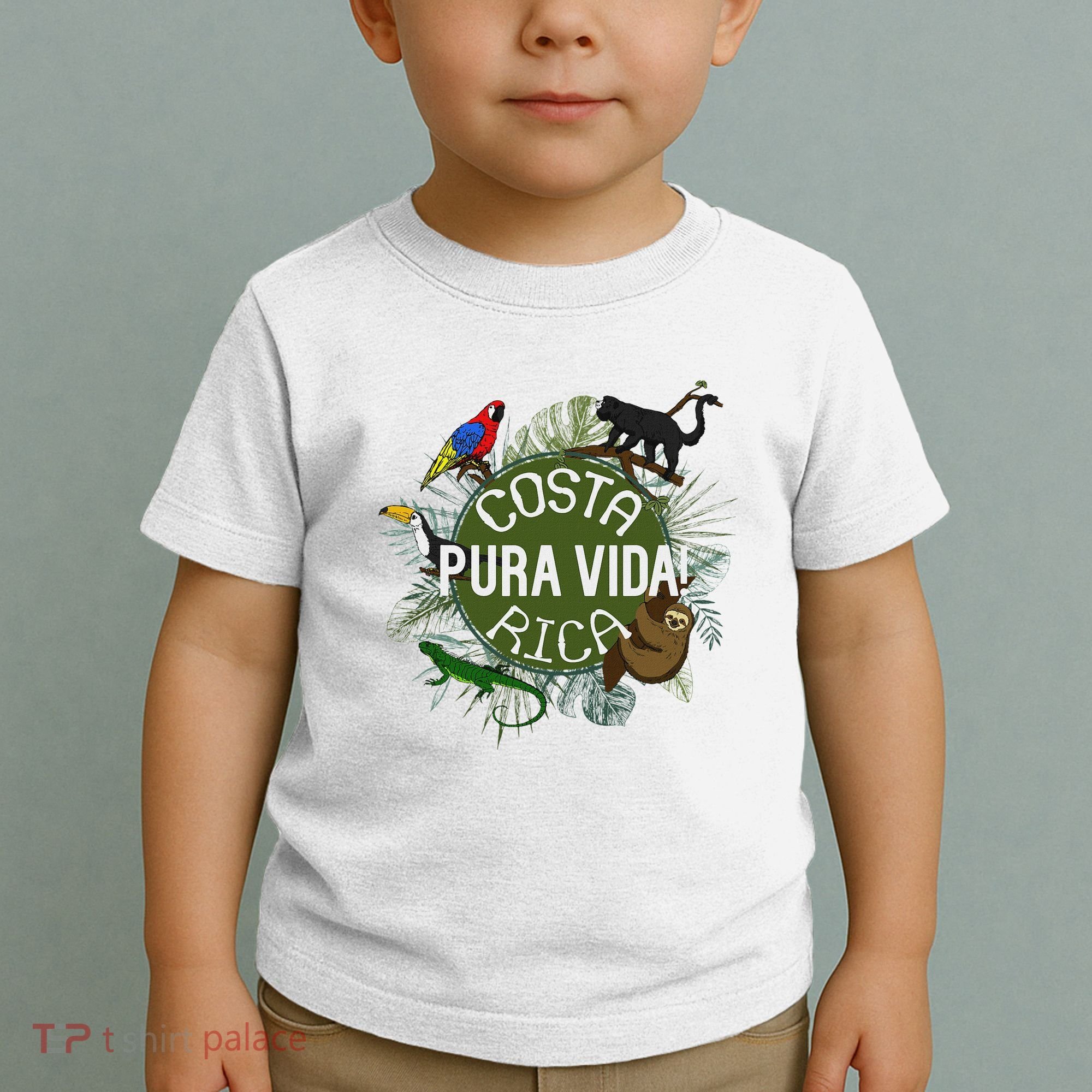 Pura Vida Costa Rica ! Party Animals! Toddler T-Shirt