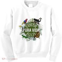 Pura Vida Costa Rica ! Party Animals! Kids Sweatshirt thumb 0