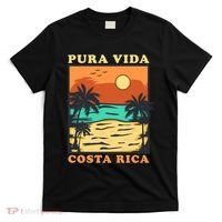 Pura Vida Costa Rica Souvenir Cool Central America Travel T-Shirt thumb 0