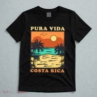 Pura Vida Costa Rica Souvenir Cool Central America Travel T-Shirt thumb 5