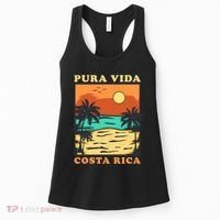 Pura Vida Costa Rica Souvenir Cool Central America Travel Women's Tank Top thumb 0