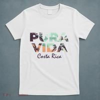 Pura Vida Costa Rica Colorful Tropical Beach T-Shirt thumb 5
