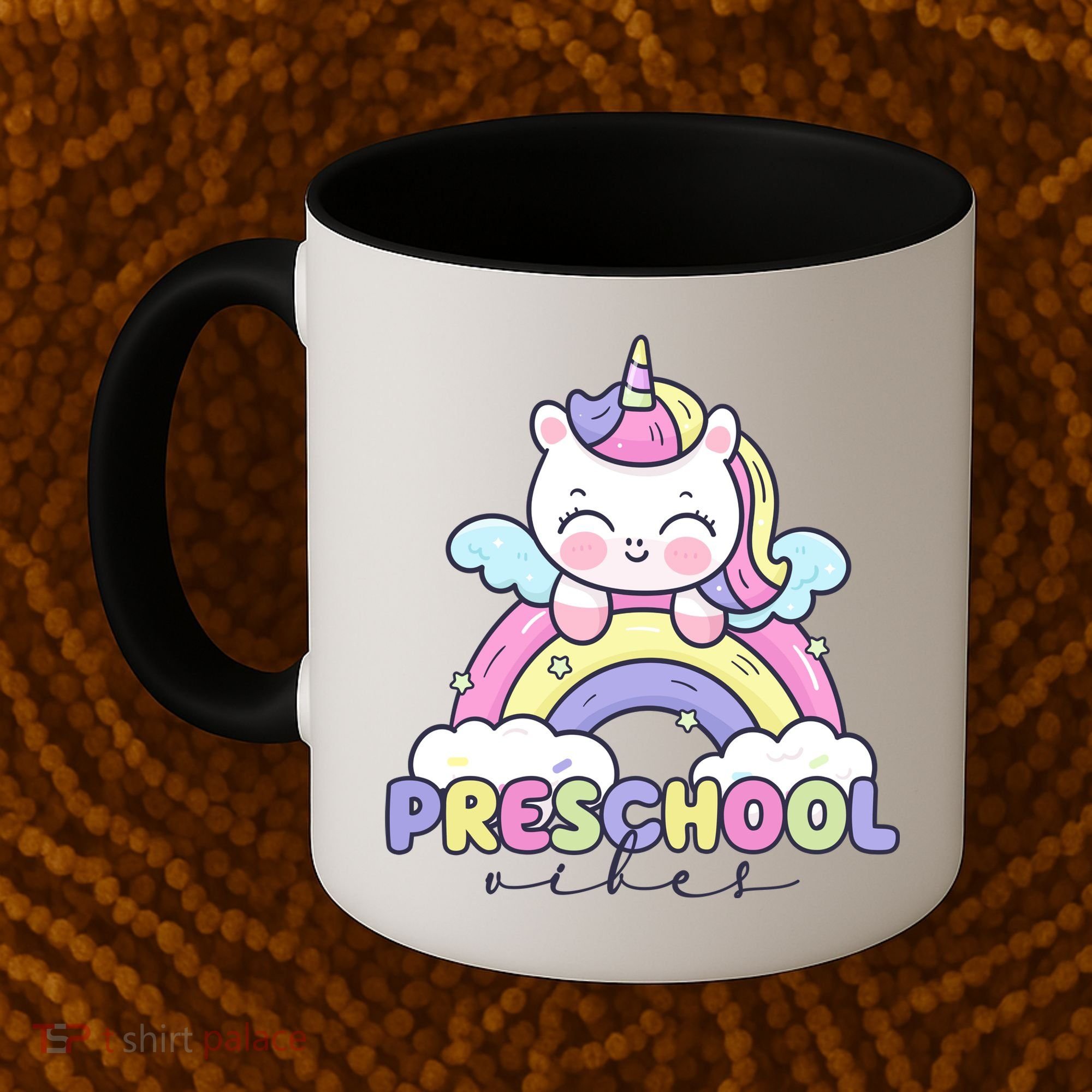 Preschool Vibes Cute Unicorn Pre School Coffee Mug