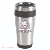Preschool Vibes Cute Unicorn Pre School 16oz Travel Tumbler thumb 0