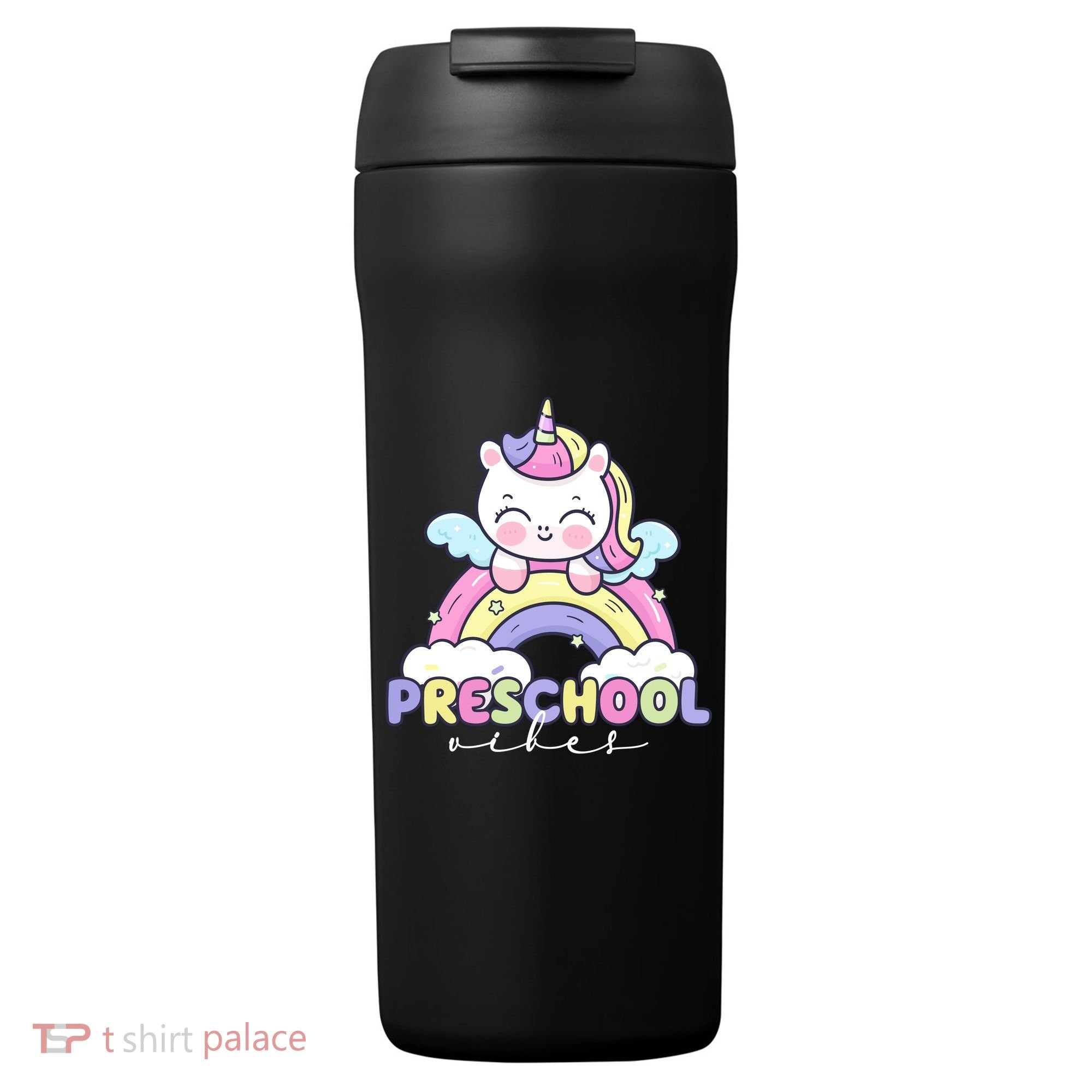 Preschool Vibes Cute Unicorn Pre School 24oz Duet Stainless Steel Tumbler