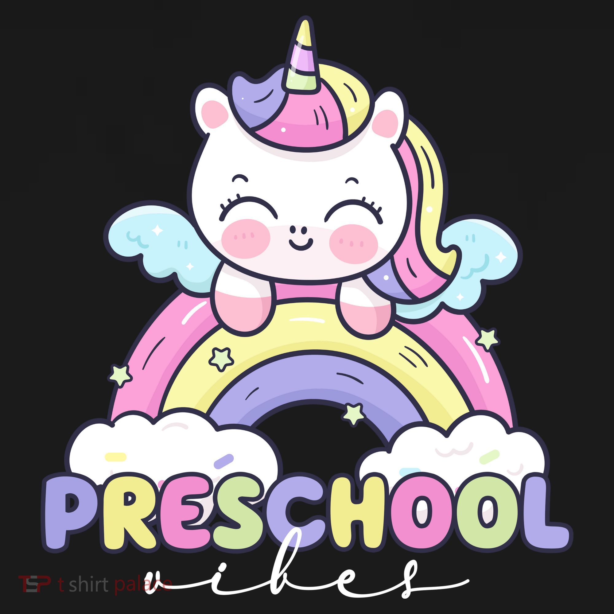 Preschool Vibes Cute Unicorn Pre School Ornament