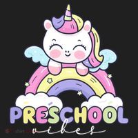 Preschool Vibes Cute Unicorn Pre School Hat thumb 2