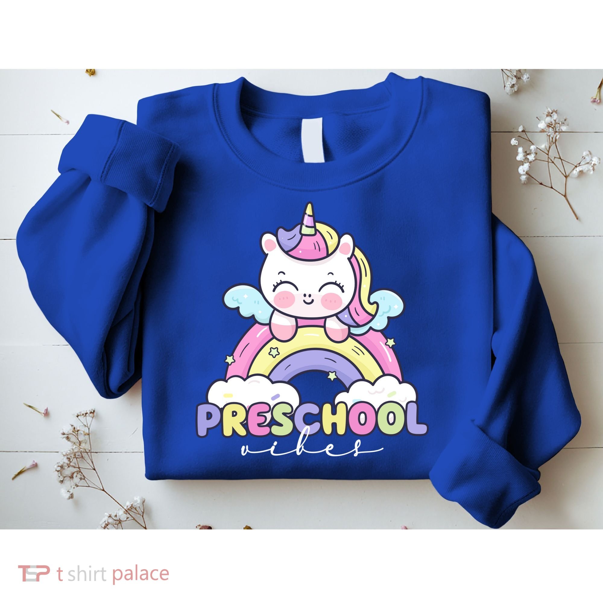 Preschool Vibes Cute Unicorn Pre School Sweatshirt