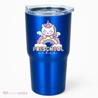 Preschool Vibes Cute Unicorn Pre School Tumbler thumb 0