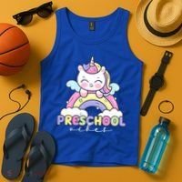 Preschool Vibes Cute Unicorn Pre School Tank Top thumb 4