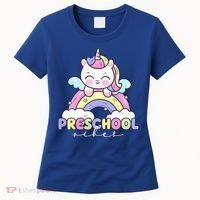 Preschool Vibes Cute Unicorn Pre School Women's T-Shirt thumb 0