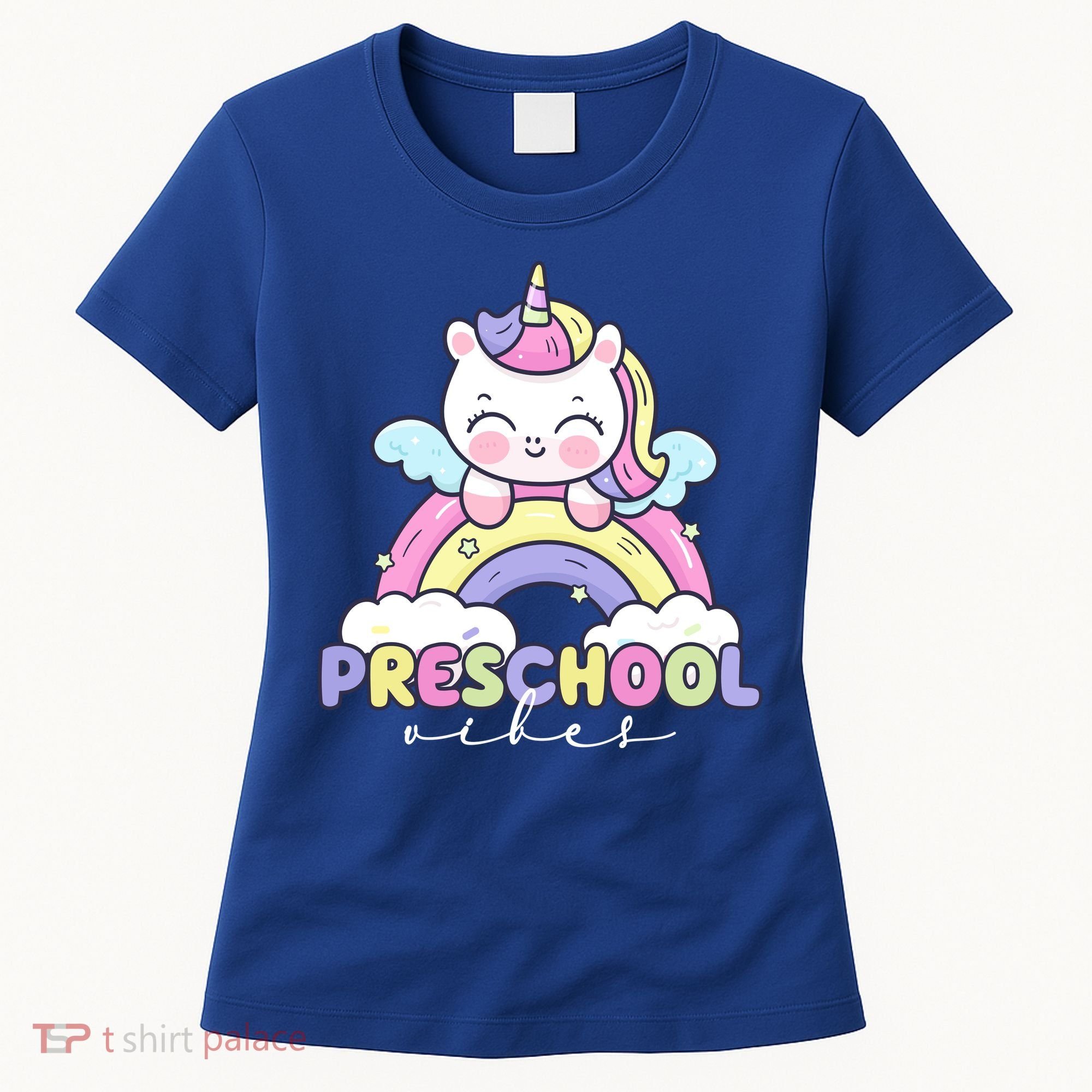 Preschool Vibes Cute Unicorn Pre School Women's T-Shirt