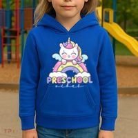 Preschool Vibes Cute Unicorn Pre School Kids Hoodie thumb 3