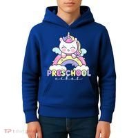 Preschool Vibes Cute Unicorn Pre School Kids Hoodie thumb 4
