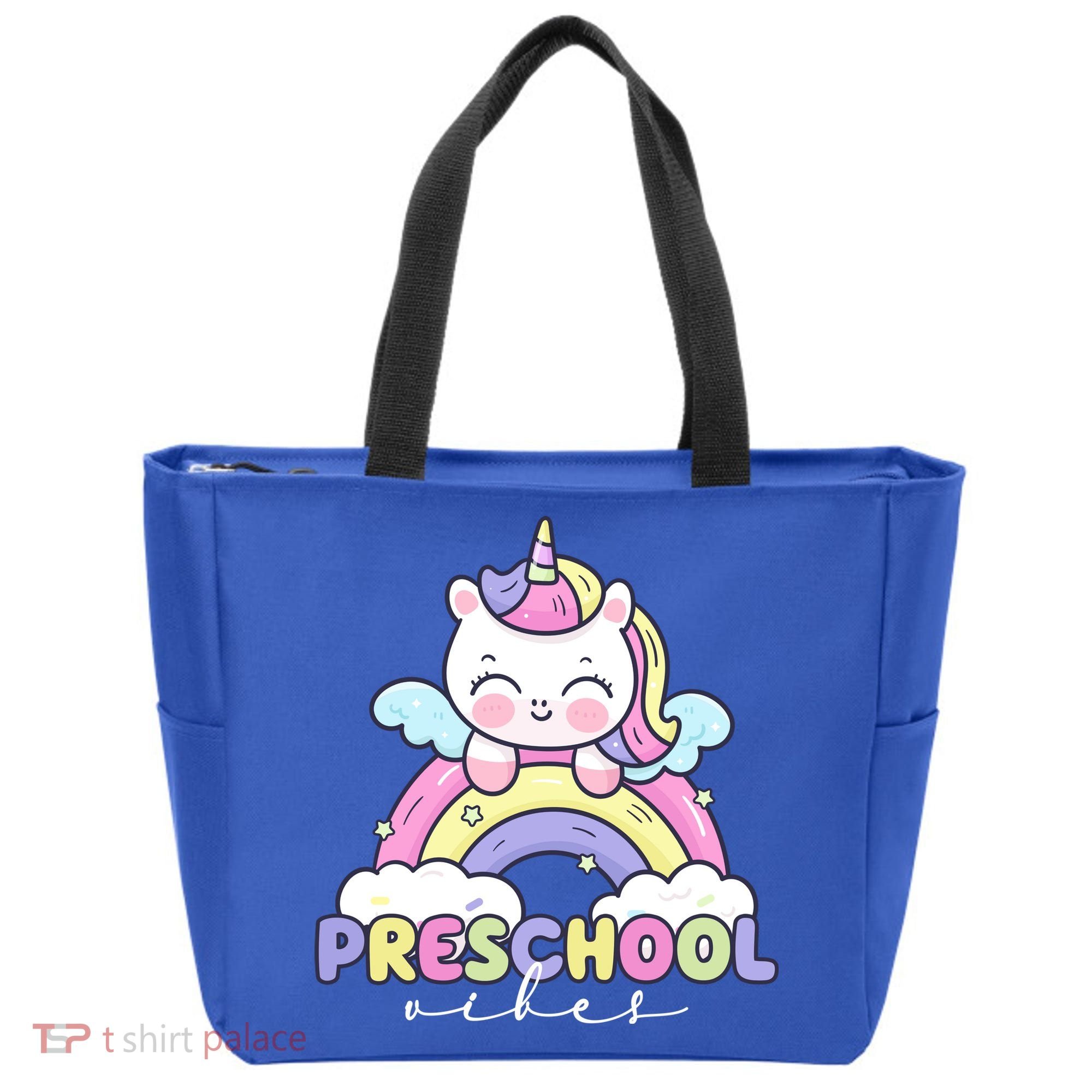 Preschool Vibes Cute Unicorn Pre School Tote Bag