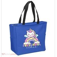 Preschool Vibes Cute Unicorn Pre School Tote Bag thumb 2