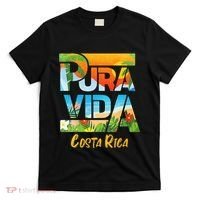 Pura Vida Costa Rica Souvenir Cool Central America Travel T-Shirt thumb 0
