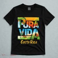 Pura Vida Costa Rica Souvenir Cool Central America Travel T-Shirt thumb 5