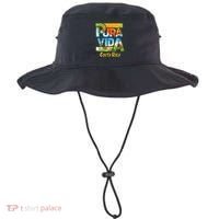 Pura Vida Costa Rica Souvenir Cool Central America Travel Bucket Hat thumb 0