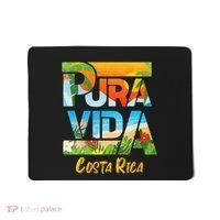 Pura Vida Costa Rica Souvenir Cool Central America Travel Mousepad thumb 0