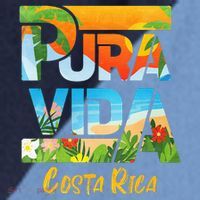 Pura Vida Costa Rica Souvenir Cool Central America Travel Raglan Baseball Sleeve Shirt thumb 2