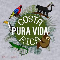 Pura Vida Costa Rica ! Party Animals! Women's Sweatshirt thumb 2