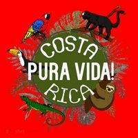 Pura Vida Costa Rica ! Party Animals! Santa Hat thumb 1