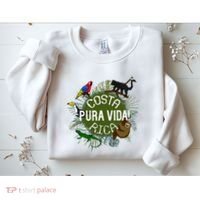 Pura Vida Costa Rica ! Party Animals! Sweatshirt thumb 2