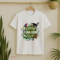Pura Vida Costa Rica ! Party Animals! T-Shirt thumb 2