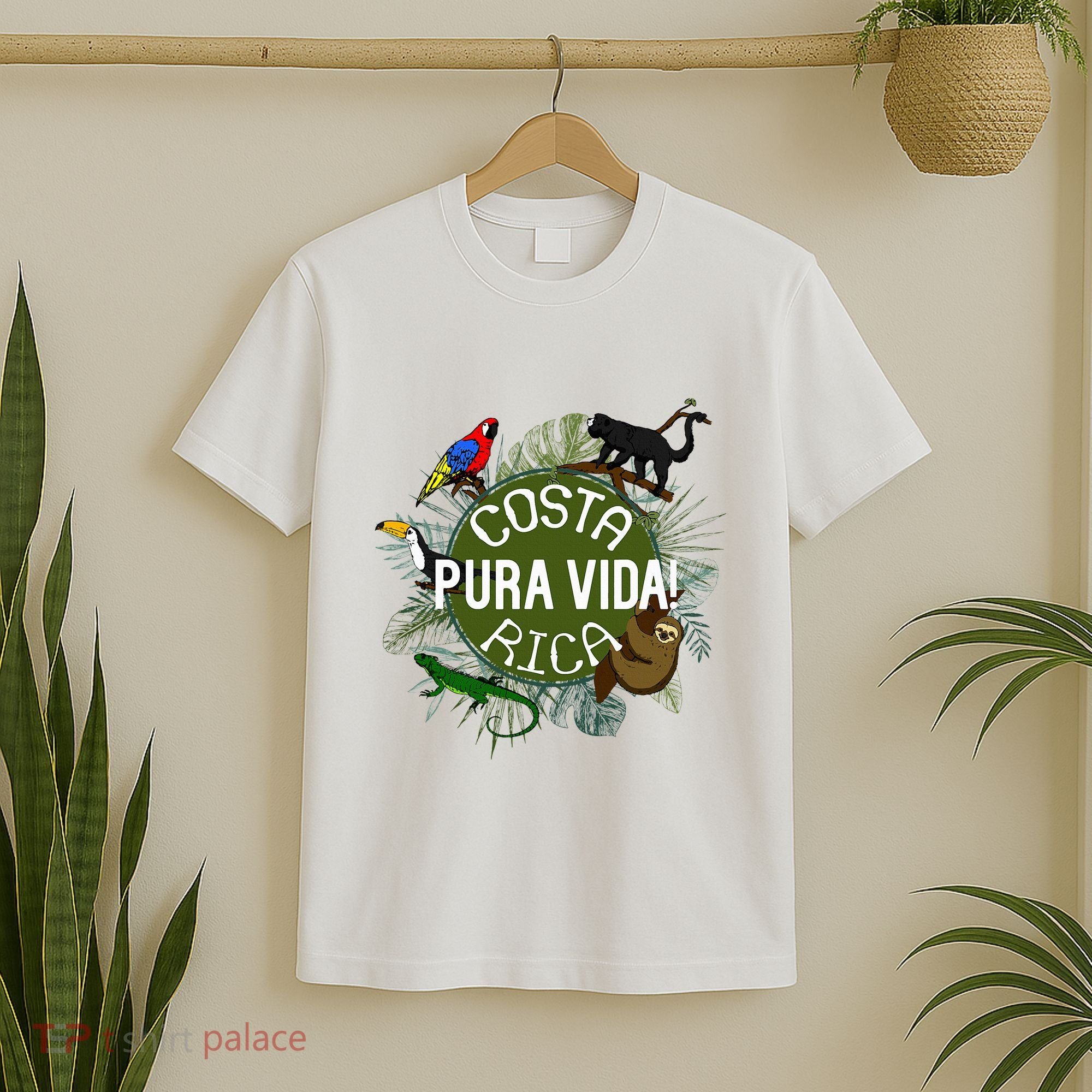 Pura Vida Costa Rica ! Party Animals! T-Shirt