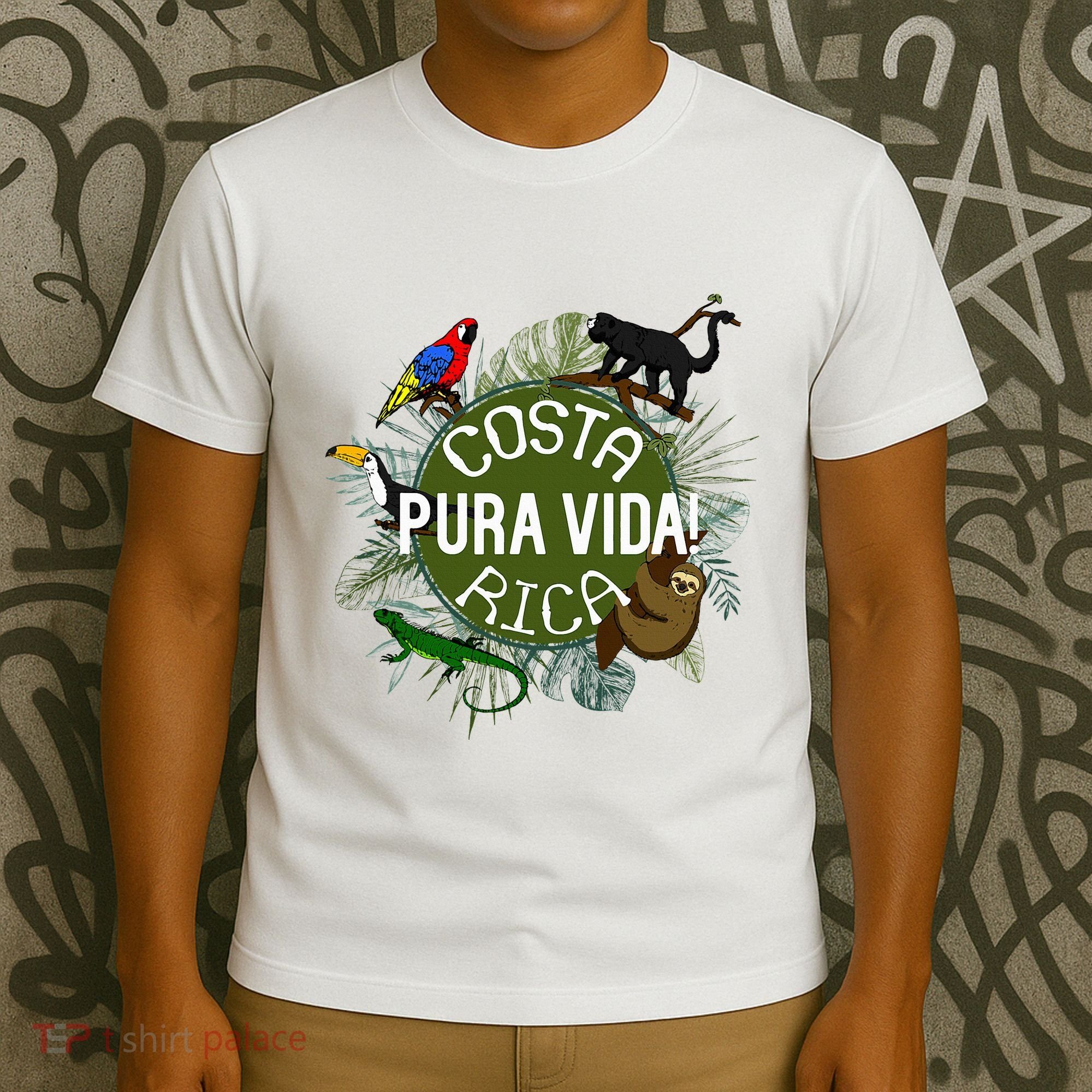 Pura Vida Costa Rica ! Party Animals! T-Shirt