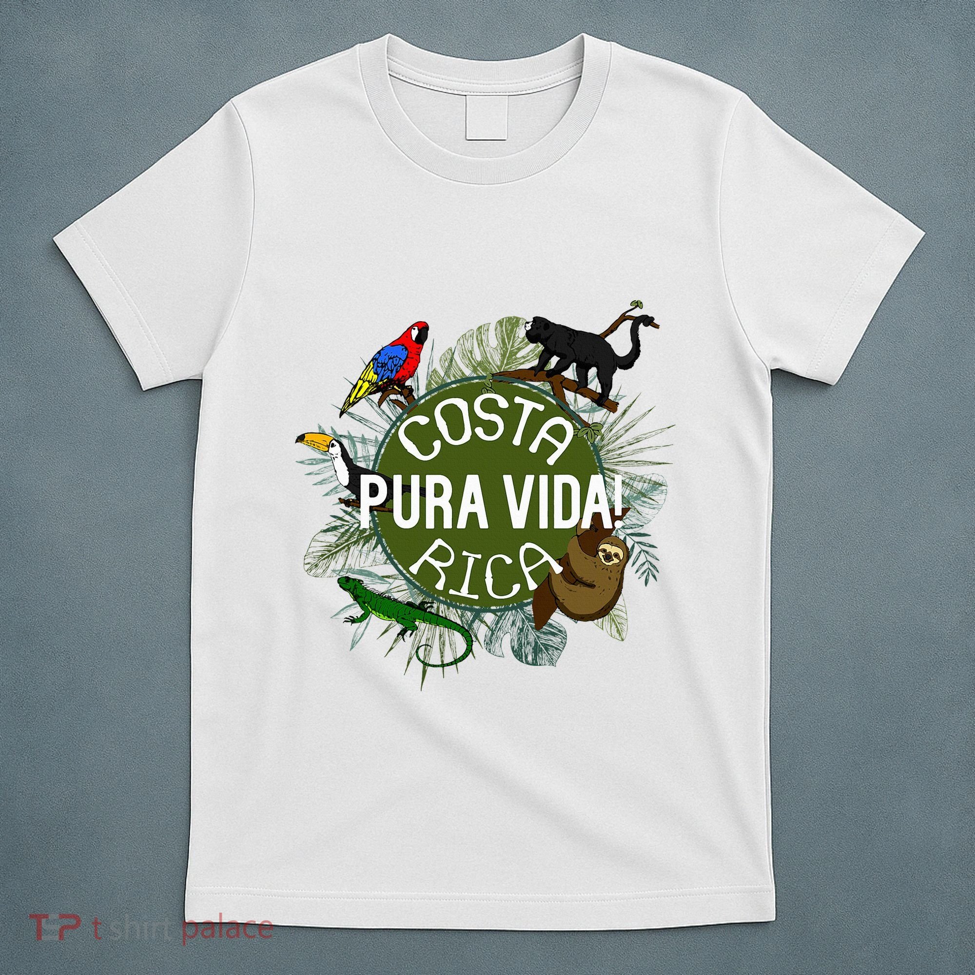 Pura Vida Costa Rica ! Party Animals! T-Shirt