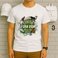 Pura Vida Costa Rica ! Party Animals! T-Shirt thumb 6