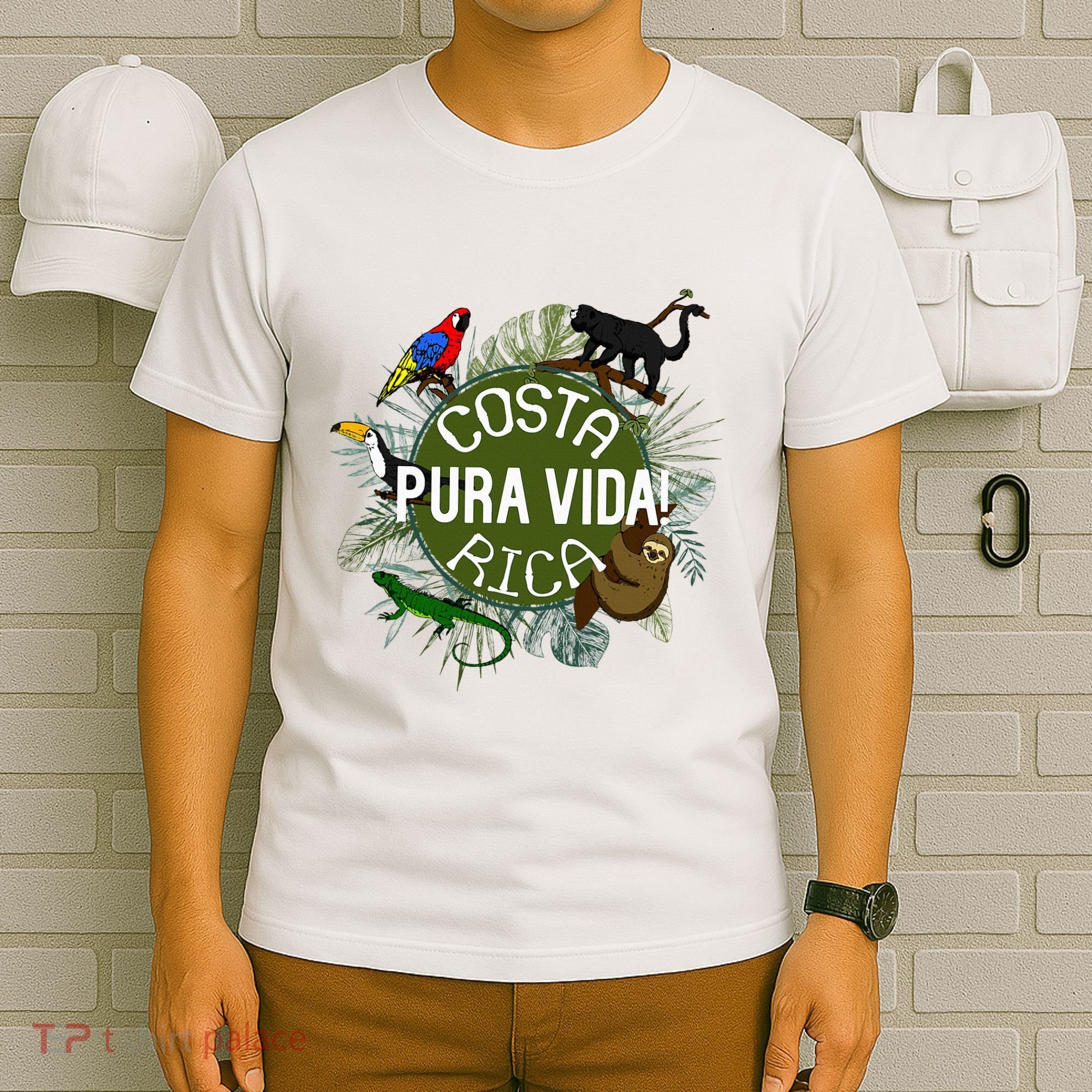 Pura Vida Costa Rica ! Party Animals! T-Shirt