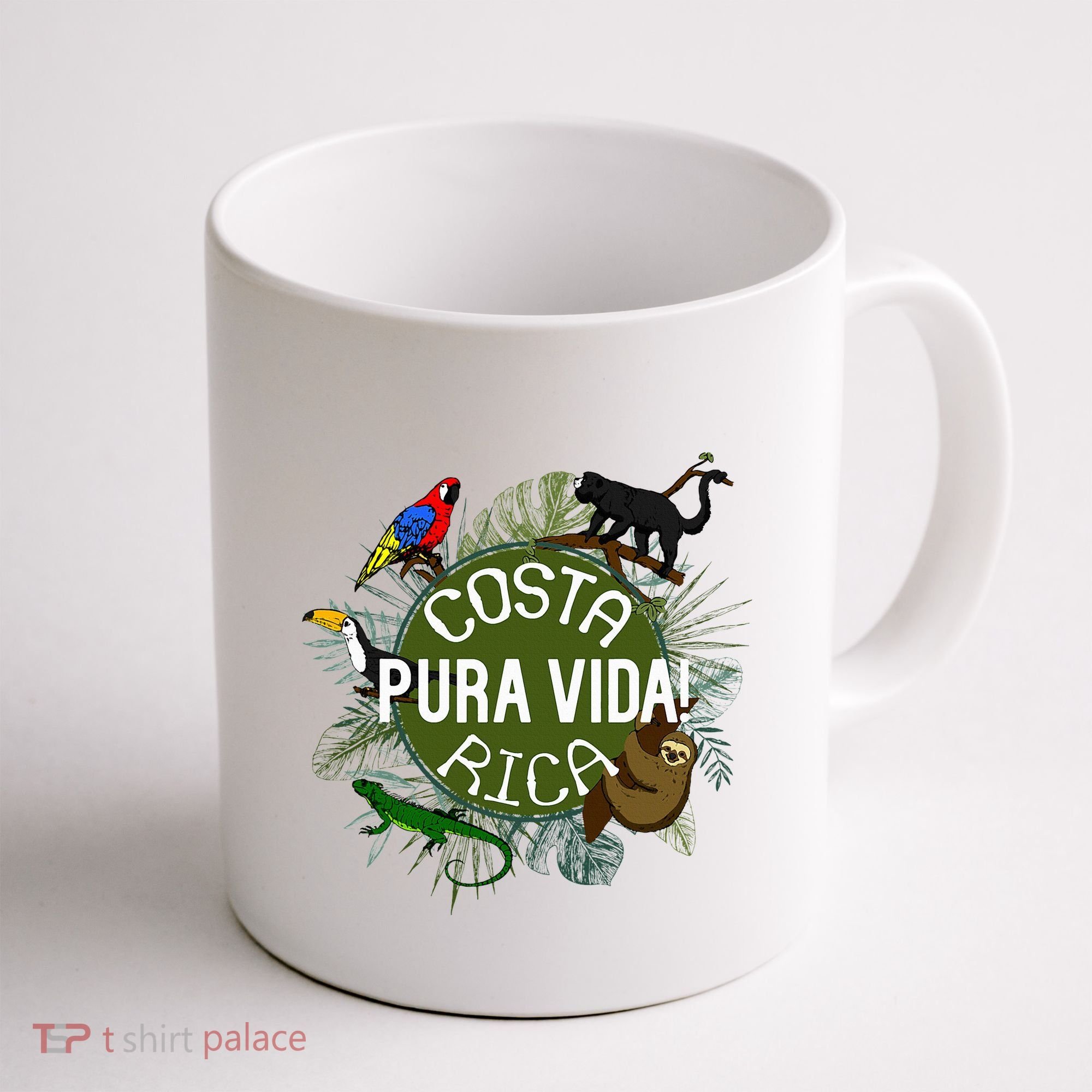 Pura Vida Costa Rica ! Party Animals! Coffee Mug