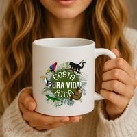 Pura Vida Costa Rica ! Party Animals! Coffee Mug thumb 3