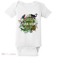 Pura Vida Costa Rica ! Party Animals! Baby Bodysuit thumb 0
