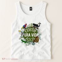 Pura Vida Costa Rica ! Party Animals! Tank Top thumb 2