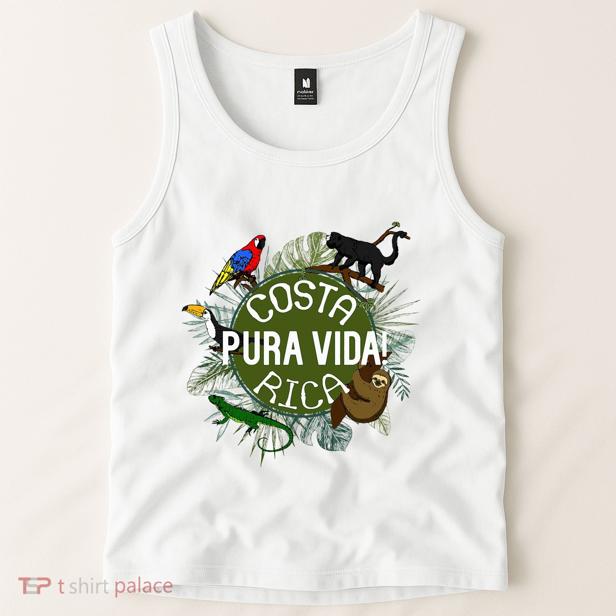 Pura Vida Costa Rica ! Party Animals! Tank Top