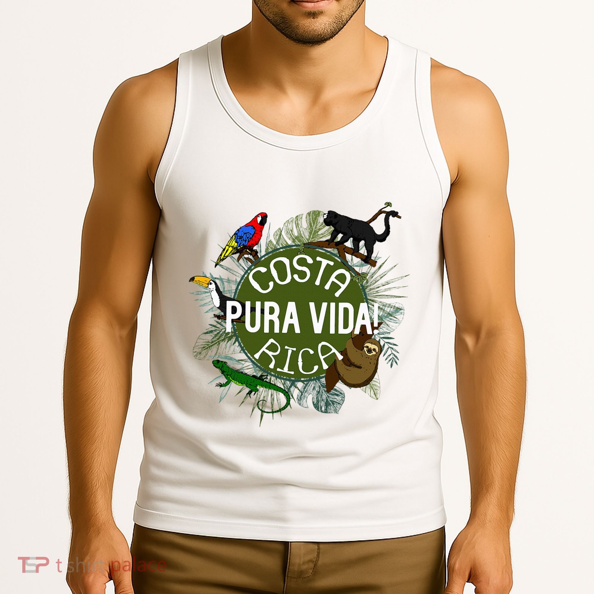 Pura Vida Costa Rica ! Party Animals! Tank Top