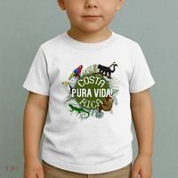 Pura Vida Costa Rica ! Party Animals! Toddler T-Shirt thumb 2